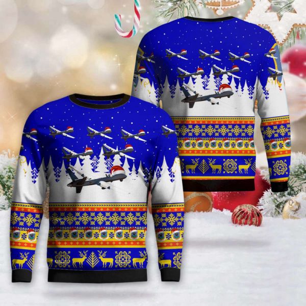 Shop Ohio Air National Guard 178th Wing MQ-9 Reaper Christmas Sweater