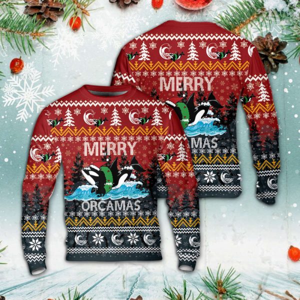 Orca Christmas Sweater