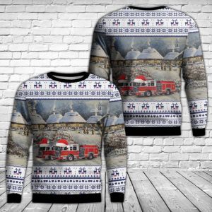 Elizabeth Fire Department AOP Ugly Sweater…