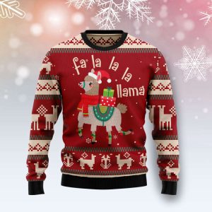 Llama Lalala T309 Ugly Christmas Sweater…