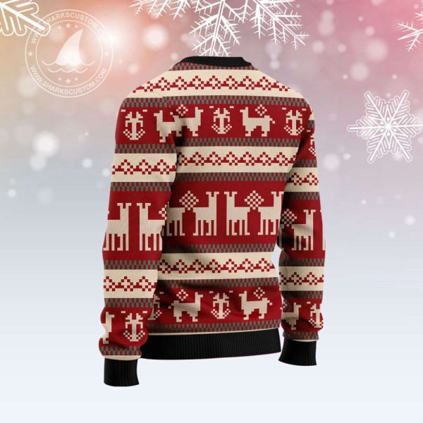 Llama Lalala T309 Ugly Christmas Sweater – Best Gift For Christmas