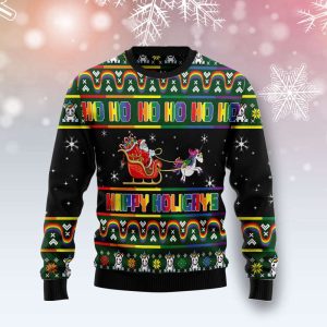 Happy Holigays G51021 Ugly Christmas Sweater…