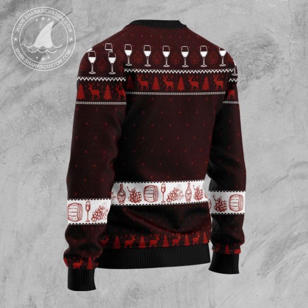 Merry Winemas D1410 Ugly Christmas Sweater – Noel Malalan Signature