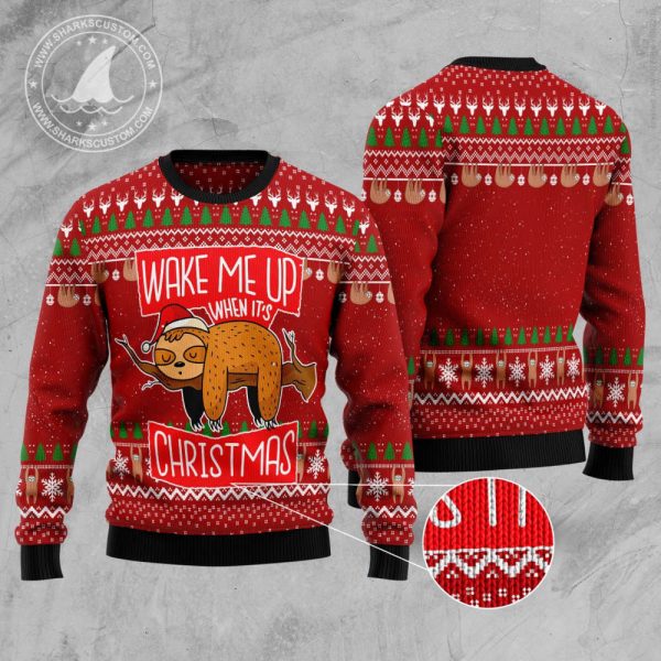 Sloth It‘s Christmas TG5113 Ugly Christmas Sweater – Gift For Christmas