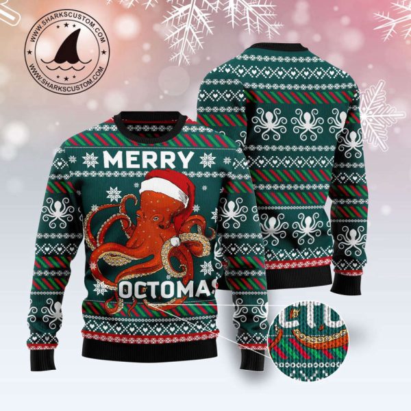 Merry Octomas TY289 Ugly Christmas Sweater – Noel Malalan Signature