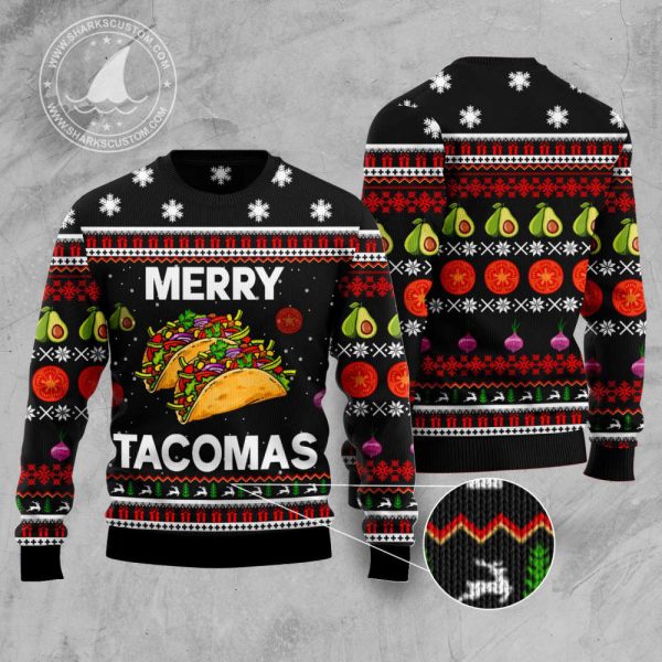 Merry Tacomas TY309 Ugly Christmas Sweater – Best Gift For Christmas