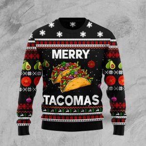 Merry Tacomas TY309 Ugly Christmas Sweater…