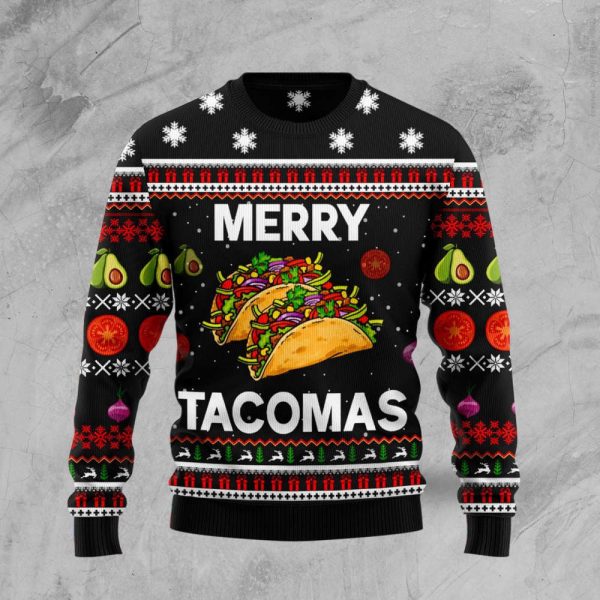 Merry Tacomas TY309 Ugly Christmas Sweater – Best Gift For Christmas