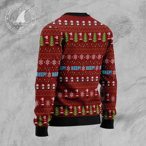 Robot Santa HZ102312 Ugly Christmas Sweater –  Best Gift For Christmas