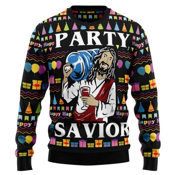 Jesus s Party HZ101616 Ugly Christmas Sweater -Best Gift For Christmas