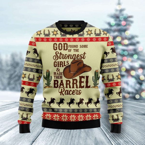 Rodeo Girl HZ102007 Ugly Christmas Sweater –  Best Gift For Christmas