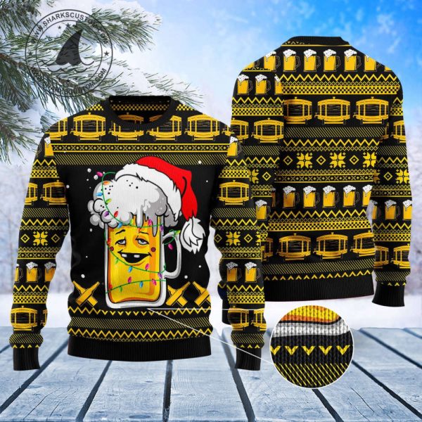 Beer Xmas T1910 Ugly Christmas Sweater – Gift For Christmas, Noel Malalan
