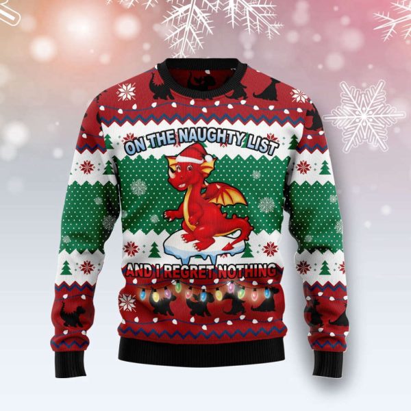 Dragon Christmas List T1111 Ugly Christmas Sweater – Gift For Christmas