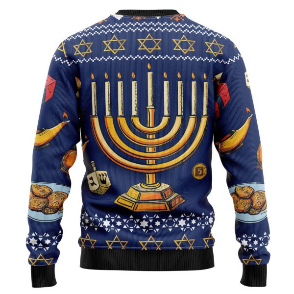 Jewish Hanukkah D0210 Ugly Christmas Sweater – Christmas Signature