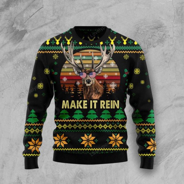 Make It Rein Ugly Christmas Sweater – Perfect Holiday Gift