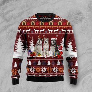 Cute Alaskan Ugly Christmas Sweater –…