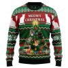 Cat Meowy Christmas Ugly Christmas Sweater…