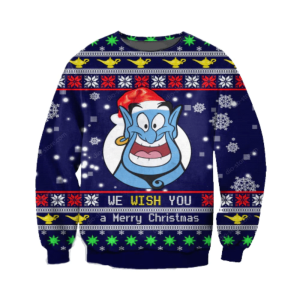 DN Christmas Ugly Sweater: Genie Blue…