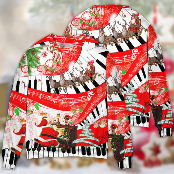 Christmas Love Music Happy Life – Ugly Christmas Sweaters 3D AOP Shirt