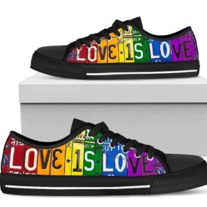 LGBT Pride Women s Sneakers: Love…