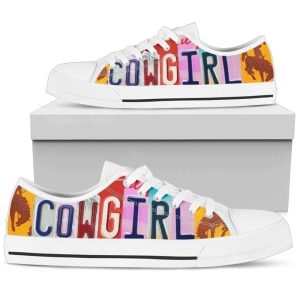 Cowgirl Women Sneakers Low Top Shoes…