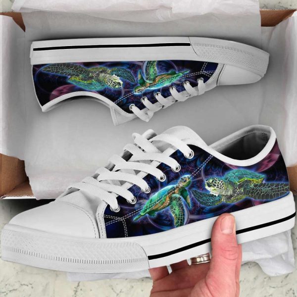 Shop Stylish Galaxy Turtle Low Top Shoes – TA030629