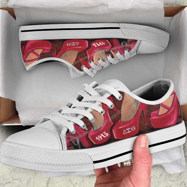 Stylish Delta Sigma Theta Low Top Shoes HG30 for Trendsetters