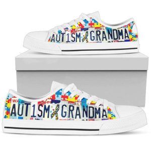 Comfortable Autism Grandma Low Top Shoes…