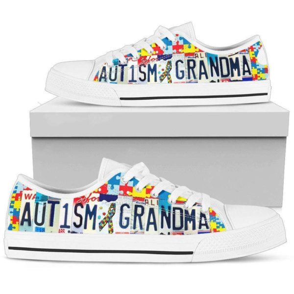 Comfortable Autism Grandma Low Top Shoes – TA031313