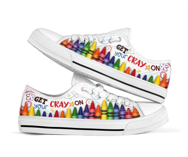 Unleash Your Creativity with Cray On Low Top Shoes – TA031604