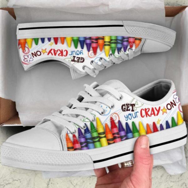 Unleash Your Creativity with Cray On Low Top Shoes – TA031604