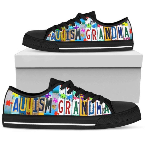 Step in Style with Autism Grandma Low Top Shoes – TA031312