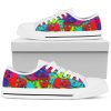 Stylish Colorful Skull Pattern Low Top Shoes – PL18032015