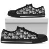 Stylish Illusion Skull Pattern Low Top Shoes – PL18032034