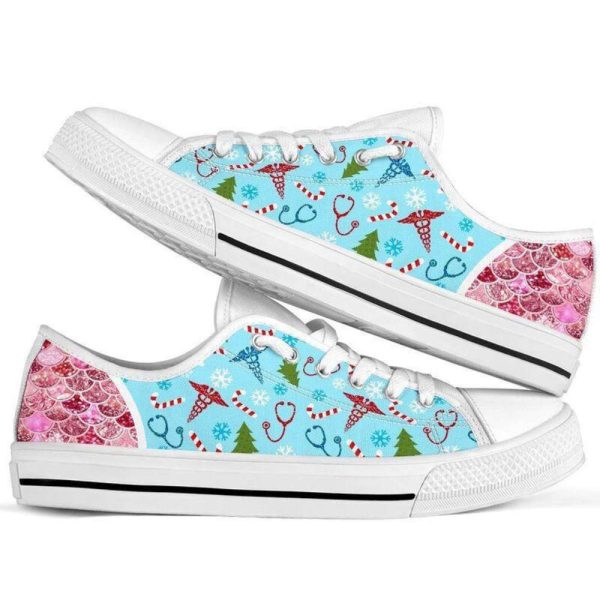 Nurse Funny Pattern Low Top Shoes – Stylish and Comfy Footwear