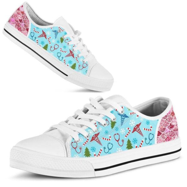 Nurse Funny Pattern Low Top Shoes – Stylish and Comfy Footwear