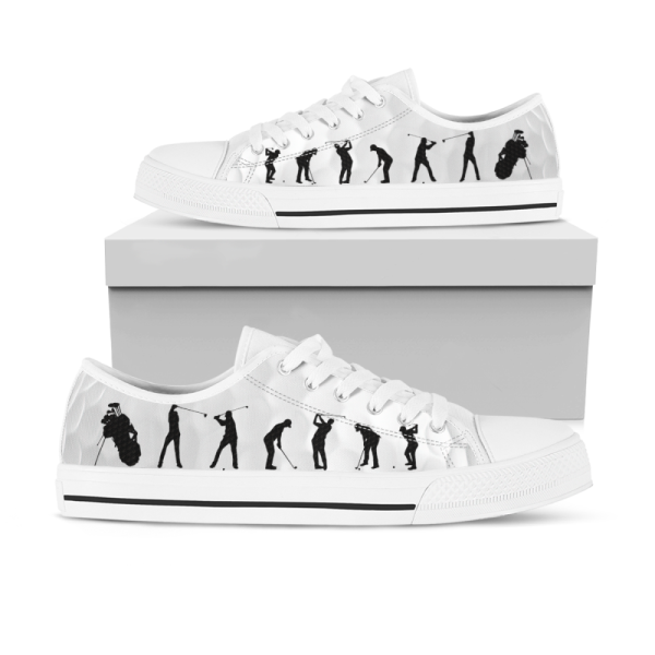 GOLF LOVERS WHITE LOW TOP SHOES SN13052105