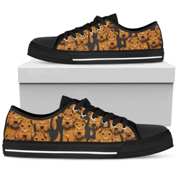 Stylish Airedale Terrier Women s Low Top Shoe