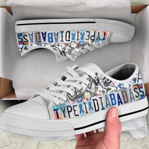 Type 1 diabadass low top shoes…
