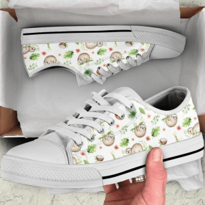 Baby Animals Sloth Pattern Low Top…