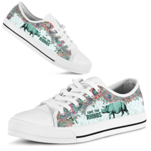 Save The Rhinos Low Top Shoes…