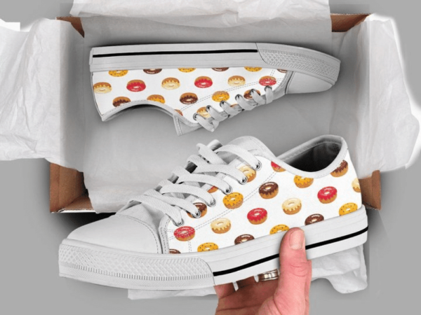 Cute Donuts Low Top Shoes  PN206057Sb – Comfortable & Trendy Footwear