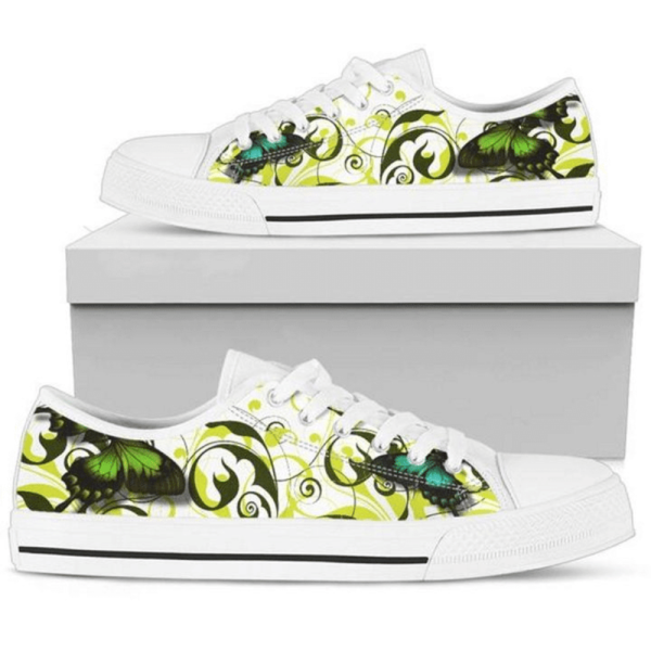 Butterfly in the Breeze Women’s Low Top Shoes Sneaker PN205283Sb