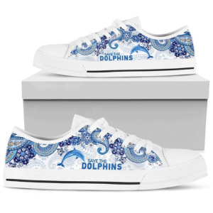 Save The Dolphins Low Top Shoes…