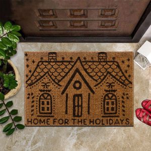 Gingerbread House Doormat 2023: Festive Christmas…