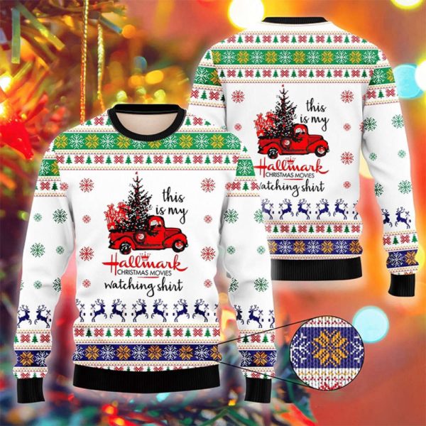 This Is My Hallmark For Unisex Ugly Christmas Sweater, Gift For Christmas