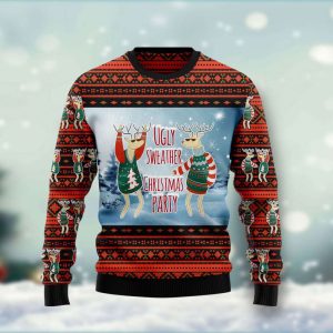 Christmas Party Ugly Christmas Sweater, Unisex…