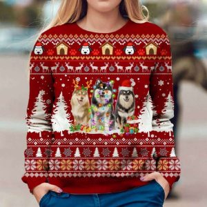 Finnish Lapphund Ugly Christmas Sweater, Gift…