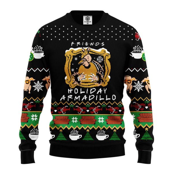 Friends Holiday Ugly Christmas Sweater,  Gift For Christmas, Unisex Crewneck Sweater