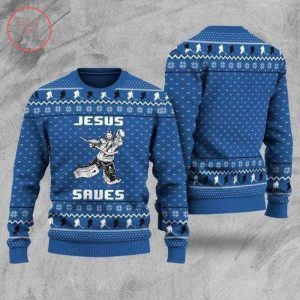 Hockey Jesus Saves For Unisex Ugly…